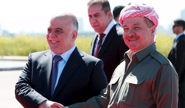 Barzani ve İbadi bir araya geldi