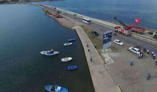 Cunda Köprüsü yıl sonunda hizmete girecek