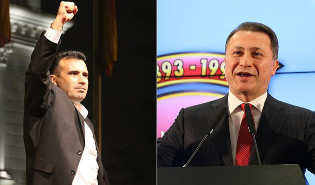 Makedonya'da iki lider de 'zafer' ilan etti
