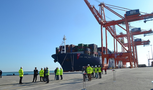 Mersin Limanı'nda 650 milyon liralık Hub Terminali açıldı