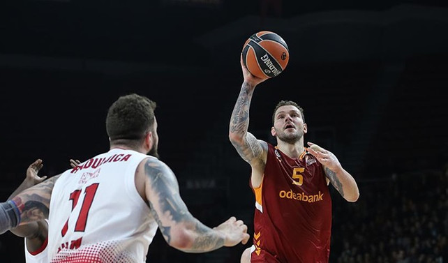 Galatasaray THY Avrupa Ligi'nde 4. galibiyetini aldı