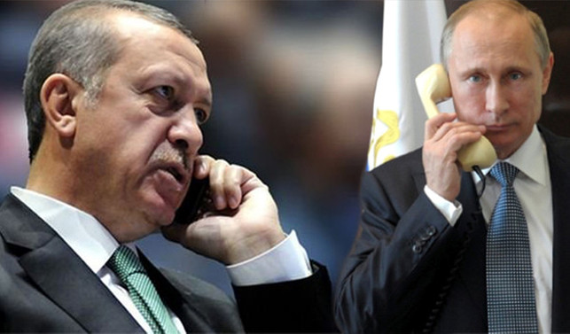 Erdoğan'dan Putin'e telefon