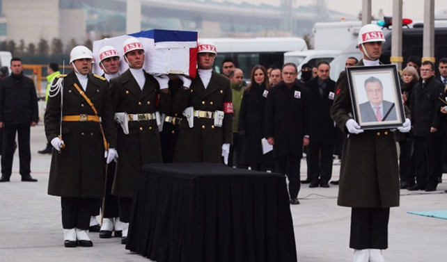 Büyükelçi'nin naaşı memleketine uğurlandı