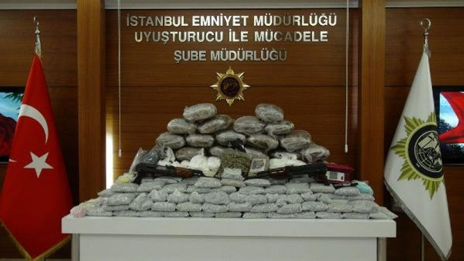 Eyüp'te uyuşturucu fabrikası gibi ev