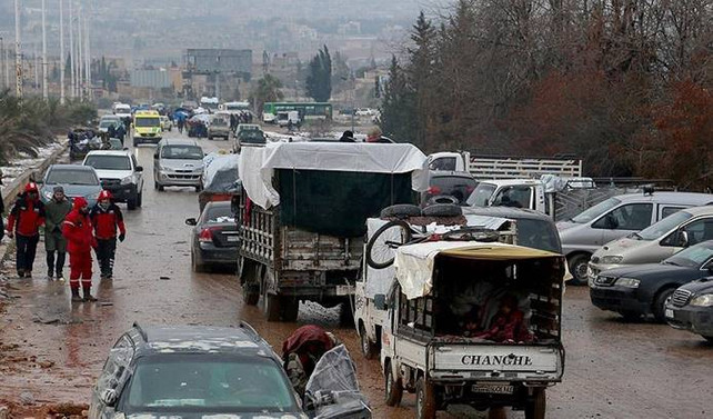Doğu Halep'ten tahliyeler tamamlandı