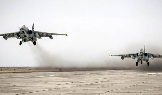 Rus jetleri ilk kez El Bab'ı vurdu