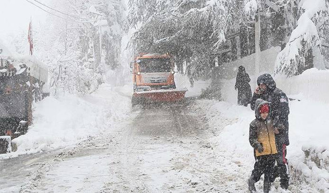 Doğu Karadeniz'de yarın yoğun kar bekleniyor