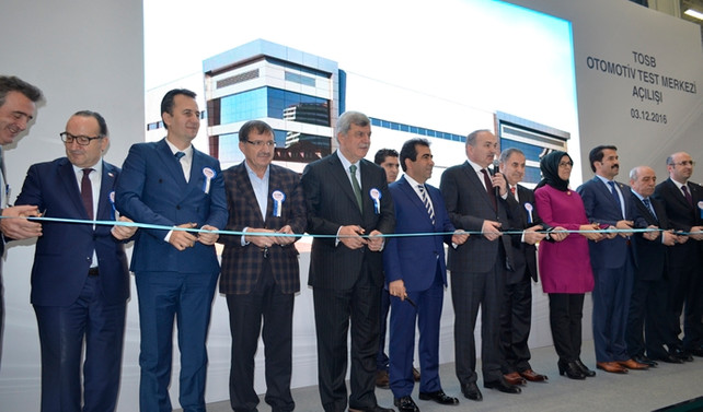 TOSB Otomotiv Test Merkezi açıldı