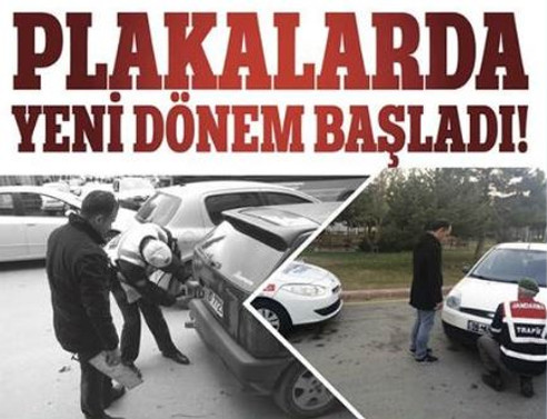 Vatandaşa broşürle 'sahte ve ikiz plaka' uyarısı