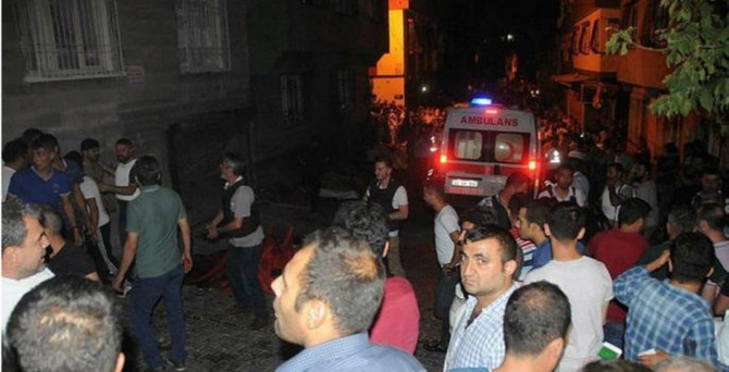 Gaziantep'te ölenlerin sayısı 56'ya yükseldi