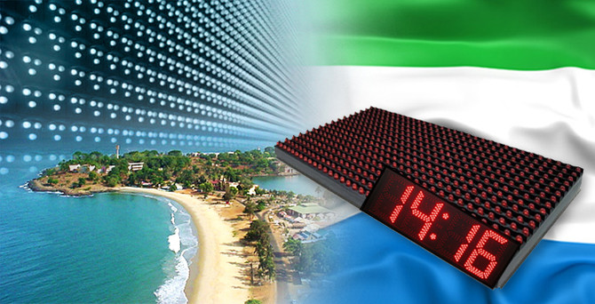 Reklamcılık malzemelerine Sierra Leone ilgisi