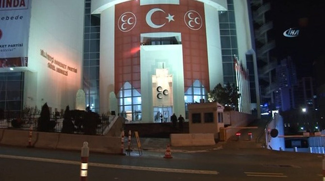 MHP Genel Merkezinde güvenlik önlemleri