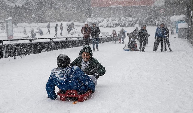 Edirne'de eğitime kar engeli
