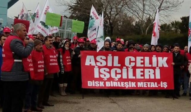 Asil Çelik grevi ertelendi