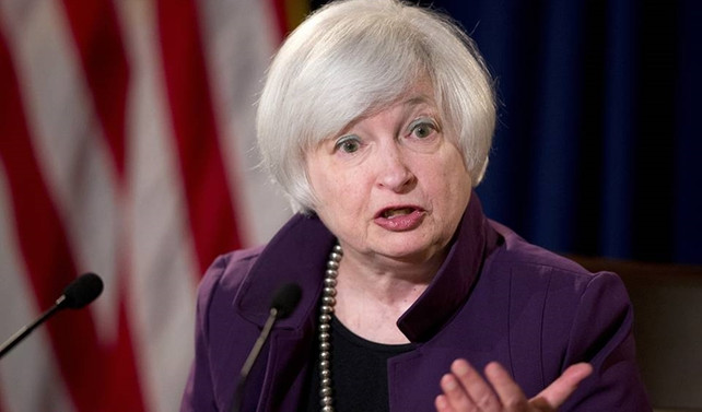 Yellen: Faiz artışı yavaş şekilde sürmeli