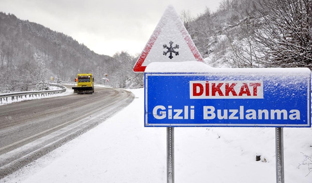 Meteorolojiden buzlanma uyarısı