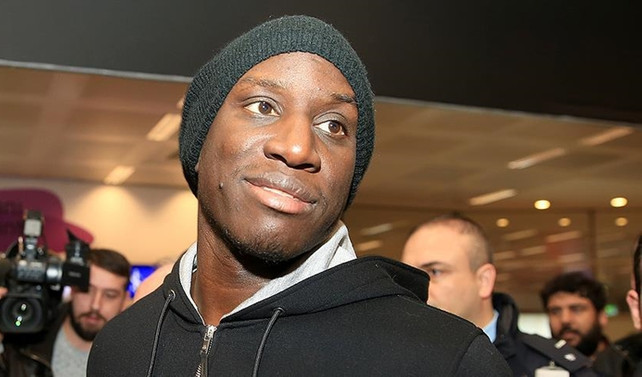 Demba Ba, Beşiktaş için İstanbul'a geldi