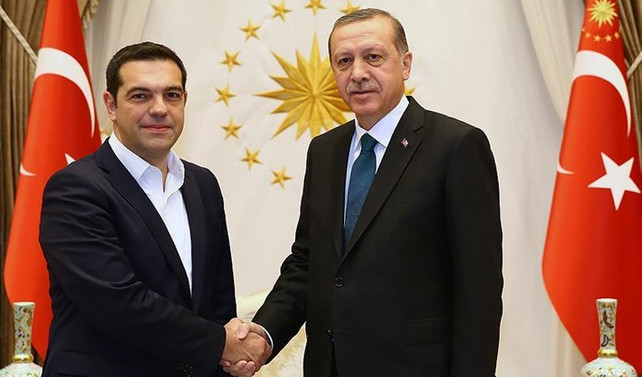 Cumhurbaşkanı Erdoğan, Çipras ile Kıbrıs'ı görüştü
