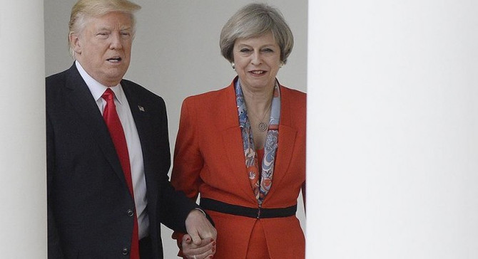 May ile Trump telefonda görüştü