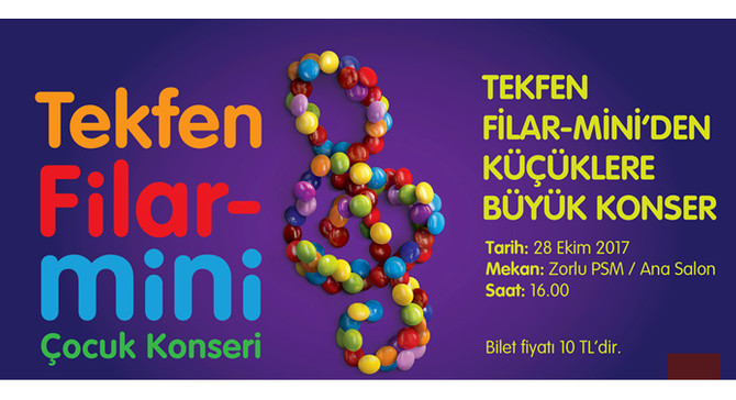 Tekfen Filar-Mini'den küçüklere konser