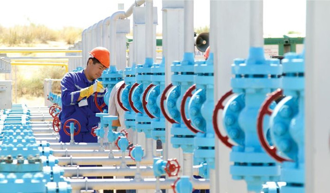 Kazakistan'dan Çin'e doğalgaz ihracatı