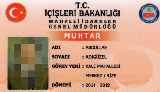 Muhtarlara tek tip kimlik