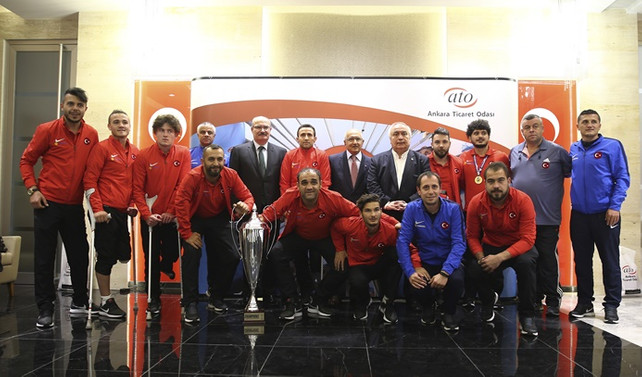 ATO'dan Ampute Milli Futbol Takımı'na ödül