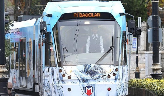 Tramvay hattındaki arıza giderildi
