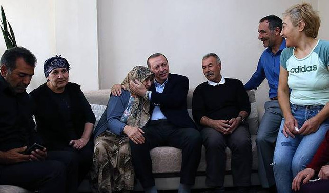 Erdoğan'dan vatandaşlara sürpriz ziyaret