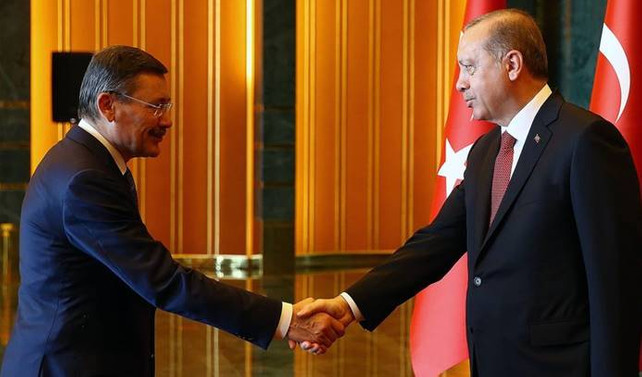 Cumhurbaşkanı Erdoğan, Melih Gökçek'le görüştü