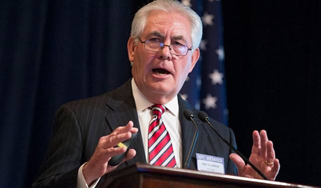 ABD Dışişleri Bakanı Tillerson Irak'ta