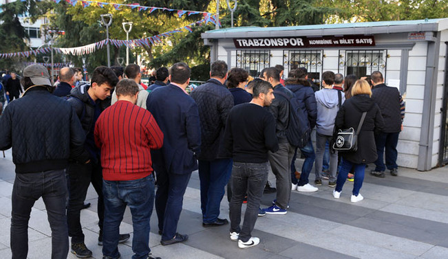 Trabzonspor-Galatasaray maçına yoğun ilgi