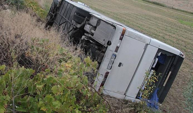 Ankara'da servis kazası: 28 yaralı