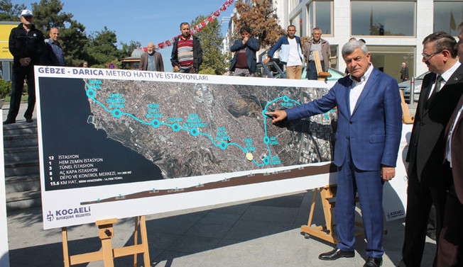 Gebze - Darıca arası metro projesi tamamlandı