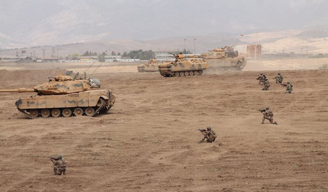 Tatbikat sınır kapısı için yapılıyor