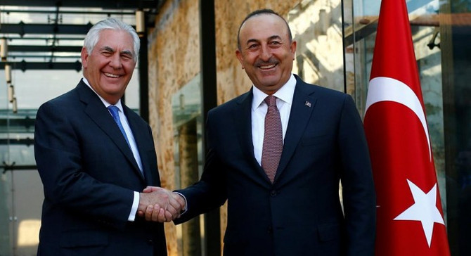 Çavuşoğlu, Tillerson ile görüştü