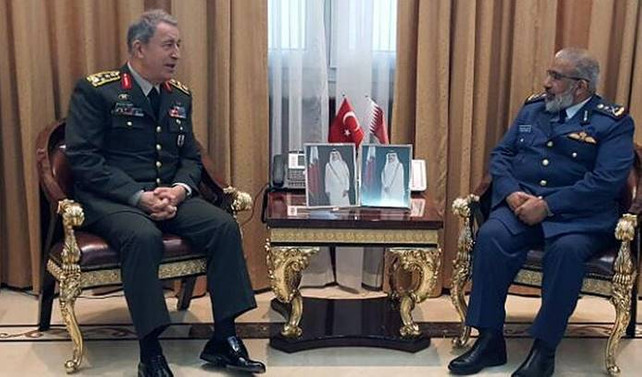 Genelkurmay Başkanı Akar, Katarlı mevkidaşıyla görüştü