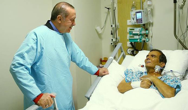 Erdoğan, Süleymanoğlu'nu ziyaret etti