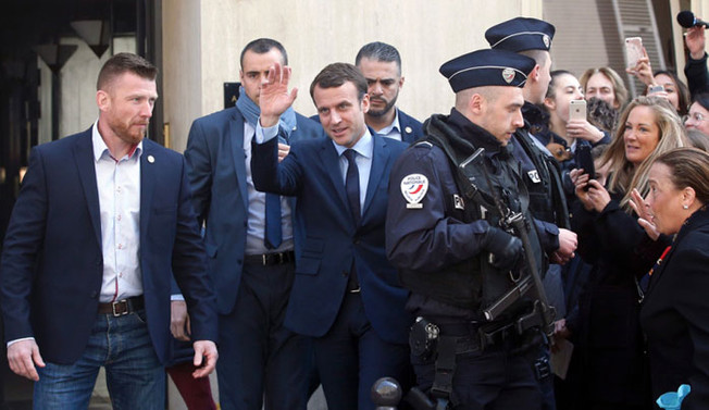 Macron'a ekstra güvenlik önlemi