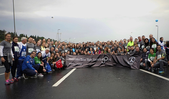Mercedes-Benz Türk, İstanbul Maratonu'nda rekor kırdı