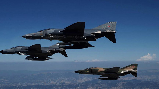 Saldırı hazırlığındaki teröristlere hava harekatı