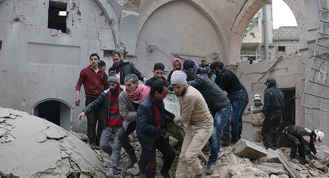 Halep'te pazar yerine saldırı: 63 ölü