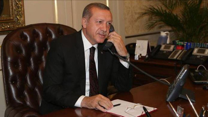 Erdoğan, Almanya Cumhurbaşkanı ile görüştü