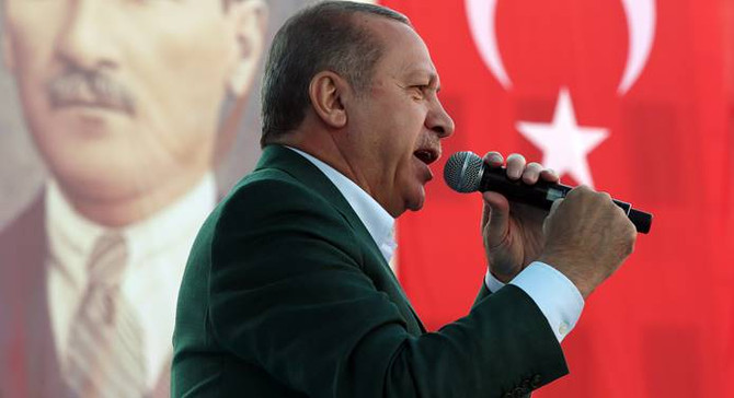 Erdoğan: Sorun çözülmezse oraları yerle bir ederiz