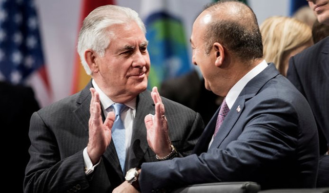 Çavuşoğlu, Tillerson ile görüştü