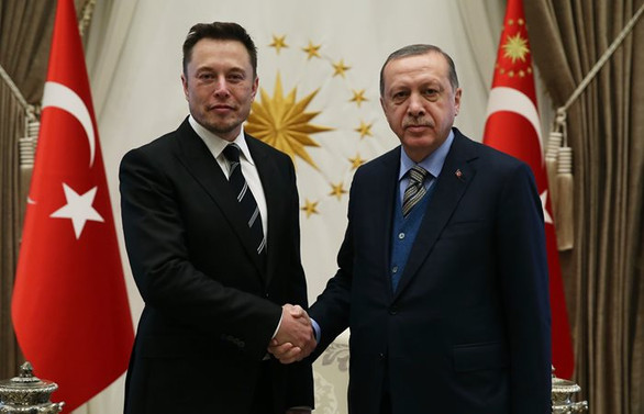 Elon Musk, Cumhurbaşkanı Erdoğan ile görüştü