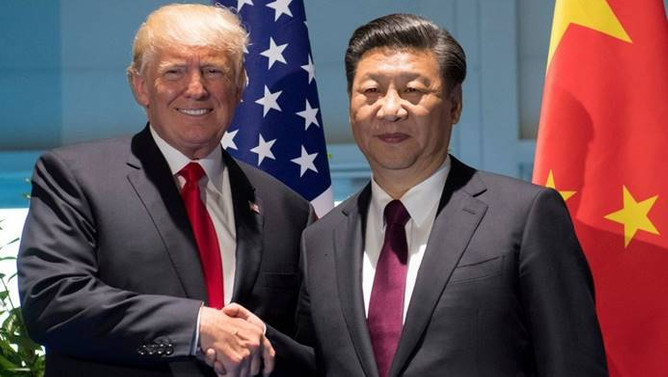 Şi ile Trump bir araya geldi