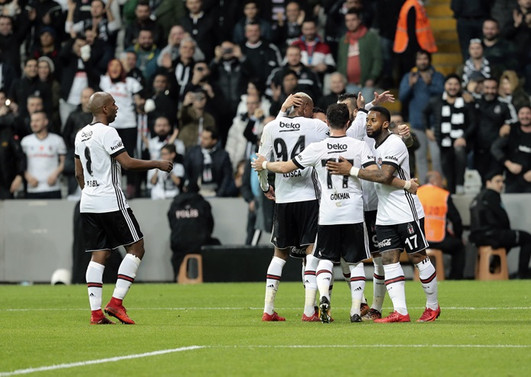 Beşiktaş'tan bol gollü galibiyet