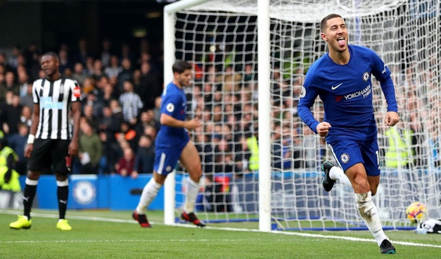 Chelsea, Hazard ile güldü