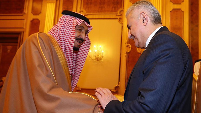 Başbakan Suudi Arabistan Kralı ile görüştü